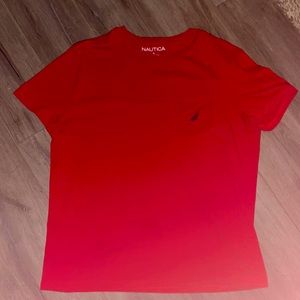 NAUTICA Red Short Sleeve Tee